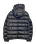 MONCLER (モンクレール) レザーダウンジャケット ブラック サイズ:3：260000円