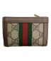 GUCCI (グッチ) オフィディア 3つ折り財布 グレー：38000円