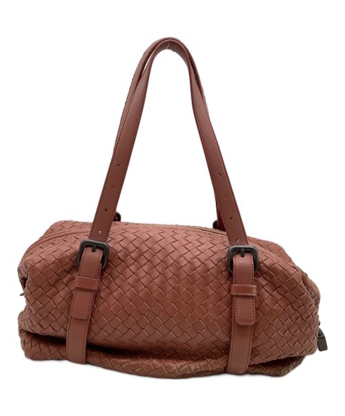 BOTTEGA VENETA（ボッテガベネタ）BOTTEGA VENETA (ボッテガベネタ) ハンドバッグ レッドの古着・服飾アイテム