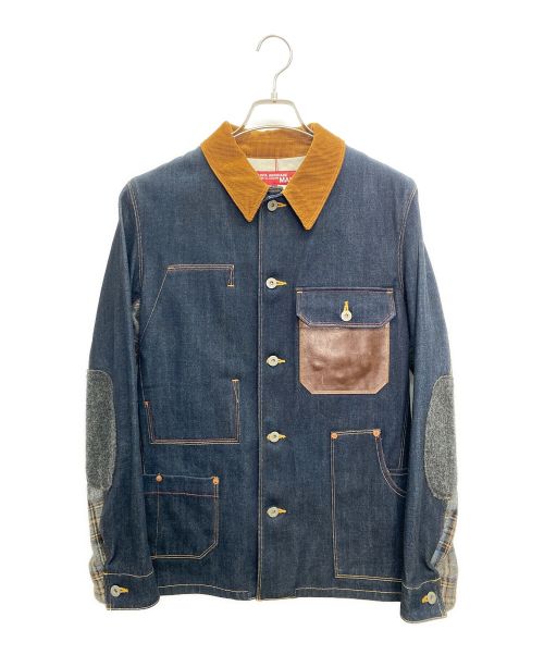 LEVI'S（リーバイス）LEVI'S (リーバイス) JUNYA WATANABE COMME des GARCONS (ジュンヤワタナベ コムデギャルソン) カバーオール インディゴ サイズ:Mの古着・服飾アイテム