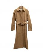 STEVEN ALANスティーブンアラン）の古着「MELTON LONG SOUTIEN COLLAR COAT」｜ブラウン