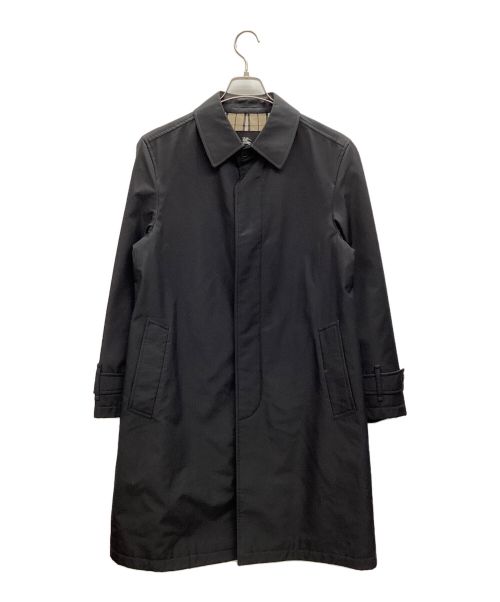 BURBERRY BLACK LABEL（バーバリーブラックレーベル）BURBERRY BLACK LABEL (バーバリーブラックレーベル) ステンカラーコート ブラック サイズ:Mの古着・服飾アイテム