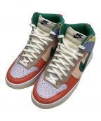 NIKEナイキ）の古着「WMNS DUNK HIGH REBEL PASTELS（ｳｨﾒﾝｽﾞ ﾀﾞﾝｸ ﾊｲ ﾚﾍﾞﾙ ﾊﾟｽﾃﾙｽﾞ）」｜マルチカラー