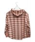 SUPREME (シュプリーム) Hooded Plaid Knit Shirt ピンク サイズ:L：18000円