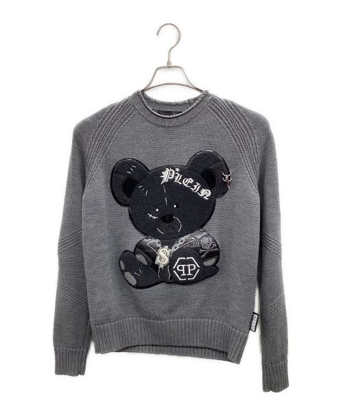 PHILIPPI PLEIN（フィリップ プレイン）PHILIPPI PLEIN (フィリップ プレイン) セーター グレー サイズ:不明の古着・服飾アイテム