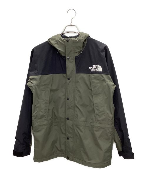 THE NORTH FACE（ザ ノース フェイス）THE NORTH FACE (ザ ノース フェイス) マウンテンライトジャケット グリーン×ブラック サイズ:Lの古着・服飾アイテム