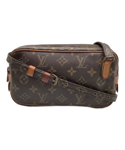 LOUIS VUITTON（ルイ ヴィトン）LOUIS VUITTON (ルイ ヴィトン) マルリー　バンドリエール ブラウンの古着・服飾アイテム