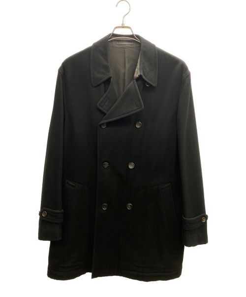 COMME des GARCONS HOMME PLUS（コムデギャルソンオムプリュス）COMME des GARCONS HOMME PLUS (コムデギャルソンオムプリュス) Pコート ブラック サイズ:Mの古着・服飾アイテム