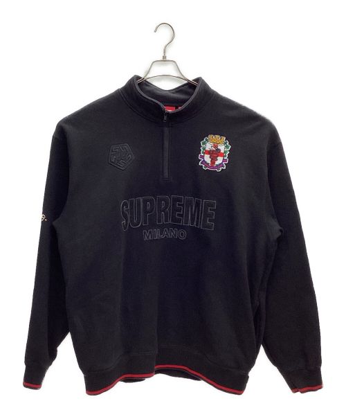 SUPREME（シュプリーム）SUPREME (シュプリーム) Milano Half Zip Pullover ブラック サイズ:XXLの古着・服飾アイテム