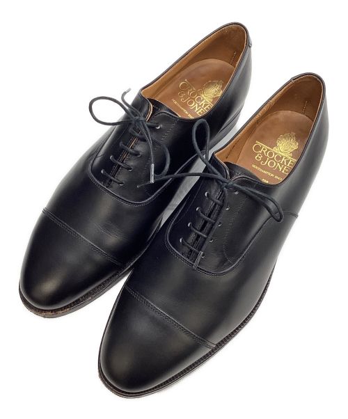 Crockett & Jones（クロケット＆ジョーンズ）Crockett & Jones (クロケット＆ジョーンズ) ストレートチップシューズ ブラック サイズ:7 Eの古着・服飾アイテム