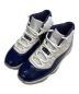 NIKE（ナイキ）の古着「AIR JORDAN 11 RETRO(エアジョーダン11 レトロ)」｜ネイビー×ホワイト