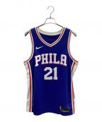 NIKEナイキ）の古着「NBAタンクトップ Philadelphia 76ers Embiid」｜ブルー