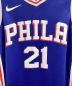 中古・古着 NIKE (ナイキ) NBAタンクトップ Philadelphia 76ers Embiid ブルー サイズ:L：14000円