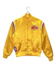 STARTER（スターター）の古着「NBA LAKERSスタジャン」｜イエロー