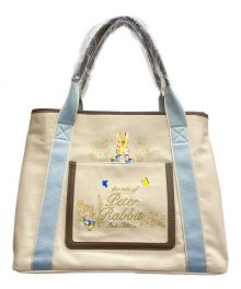 Samantha Thavasa（サマンサタバサ）の古着「トートバッグ PETER RABBIT 未使用品」｜ベージュ