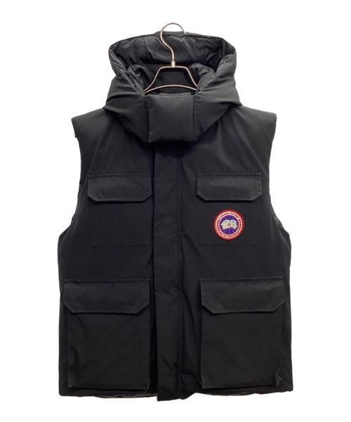 CANADA GOOSE（カナダグース）CANADA GOOSE (カナダグース) ダウンベスト ブラック サイズ:Lの古着・服飾アイテム