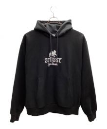 stussy（ステューシー）の古着「プルオーバーパーカー」｜ブラック