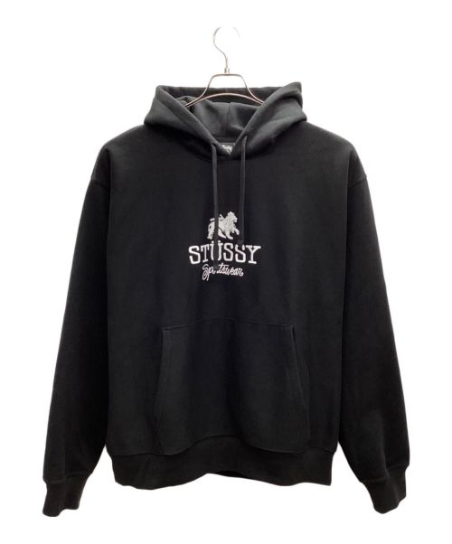 stussy（ステューシー）stussy (ステューシー) プルオーバーパーカー ブラック サイズ:XXLの古着・服飾アイテム