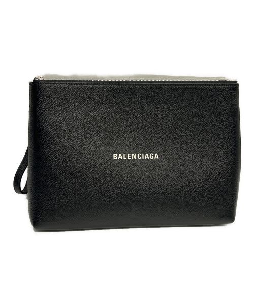 BALENCIAGA（バレンシアガ）BALENCIAGA (バレンシアガ) クラッチバッグ ブラックの古着・服飾アイテム