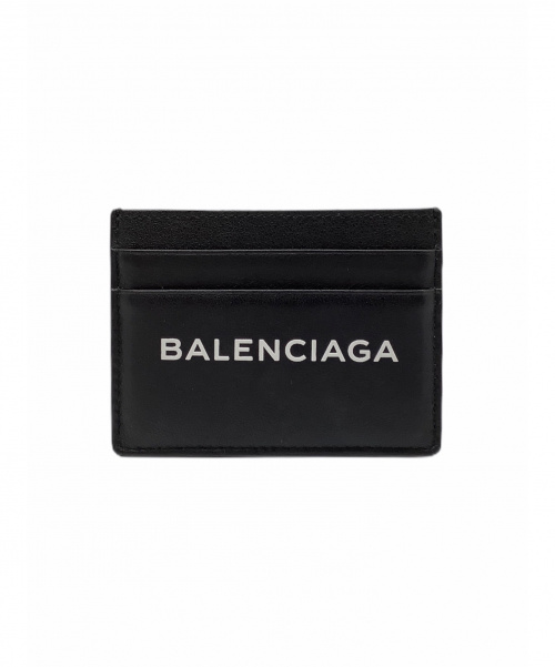 BALENCIAGA カードケース レザー メンズ BLK