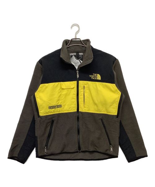 THE NORTH FACE（ザ ノース フェイス）THE NORTH FACE (ザ ノース フェイス) スティープテックジップフリース ブラック×イエロー×ブラウン サイズ:Mの古着・服飾アイテム