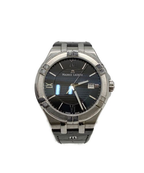 MAURICE LACROIX（モーリス・ラクロア）MAURICE LACROIX (モーリス・ラクロア) 腕時計 ブラックの古着・服飾アイテム