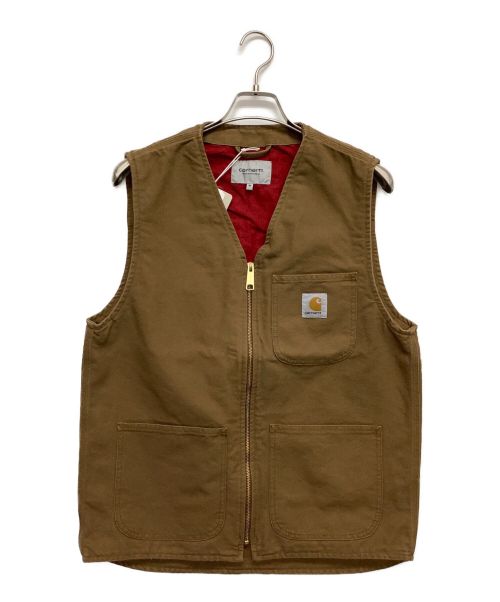 CarHartt（カーハート）CarHartt (カーハート) Arbor Vest ブラウン サイズ:Mの古着・服飾アイテム