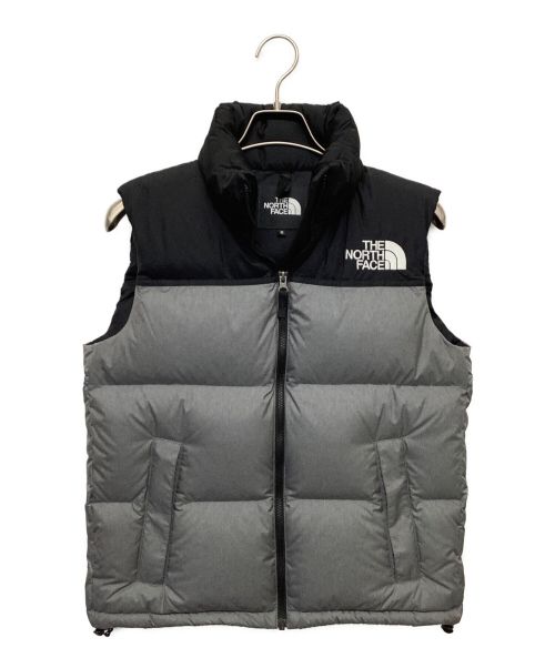 THE NORTH FACE（ザ ノース フェイス）THE NORTH FACE (ザ ノース フェイス) ヌプシベスト ブラック×グレー サイズ:Sの古着・服飾アイテム