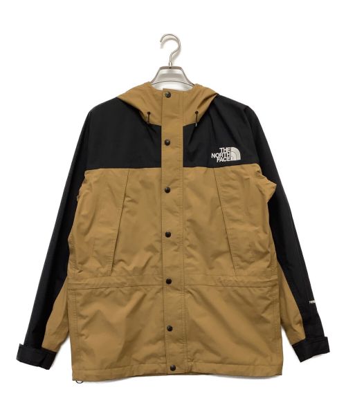 THE NORTH FACE（ザ ノース フェイス）THE NORTH FACE (ザ ノース フェイス) マウンテンライトジャケット ベージュ×ブラック サイズ:Lの古着・服飾アイテム