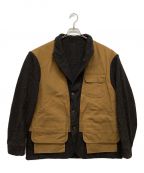 JOURNAL STANDARD HOMESTEADジャーナルスタンダード ホームステッド）の古着「REVERSIBLE SACK JACKET」｜グレー×ブラウン