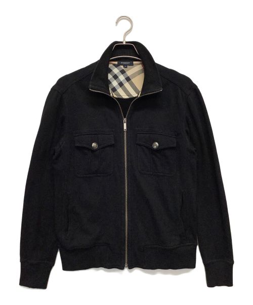 BURBERRY LONDON（バーバリーロンドン）BURBERRY LONDON (バーバリーロンドン) ジップジャケット ブラック サイズ:Mの古着・服飾アイテム