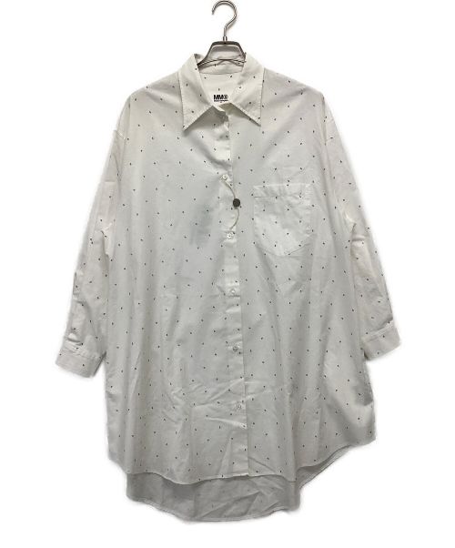 MM6 Maison Margiela（エムエムシックス メゾンマルジェラ）MM6 Maison Margiela (エムエムシックス メゾンマルジェラ) シャツワンピース ホワイト サイズ:Sの古着・服飾アイテム