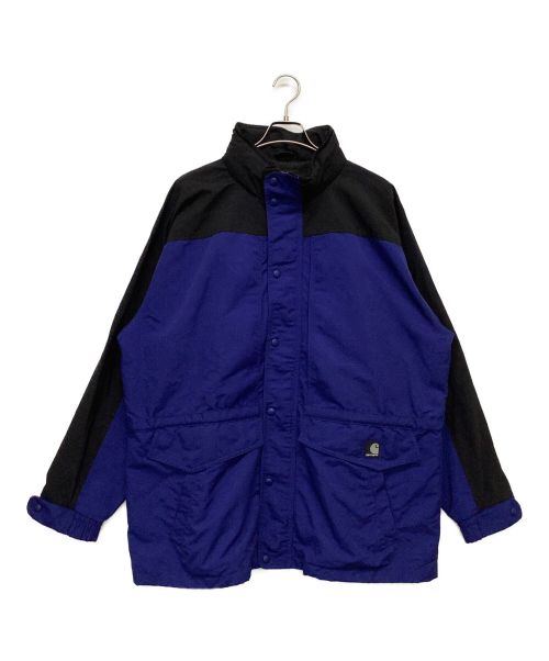 CarHartt（カーハート）CarHartt (カーハート) マウンテンパーカー ブルー×ブラック サイズ:XLの古着・服飾アイテム