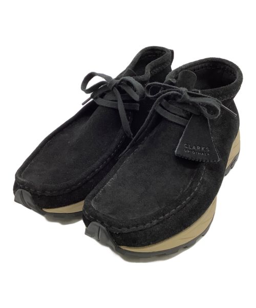 CLARKS（クラークス）CLARKS (クラークス) ブーツ ブラック×ベージュ サイズ:27cmの古着・服飾アイテム