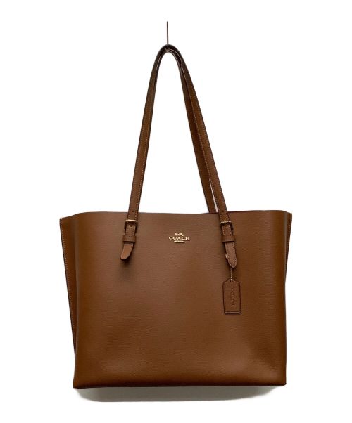 COACH（コーチ）COACH (コーチ) レザートートバッグ ブラウンの古着・服飾アイテム