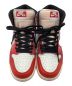 中古・古着 NIKE (ナイキ) AIR JORDAN 1 RETRO レッド×ホワイト サイズ:US9：25000円