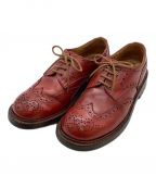 Tricker'sトリッカーズ）の古着「ウィングチップシューズ」｜レッド