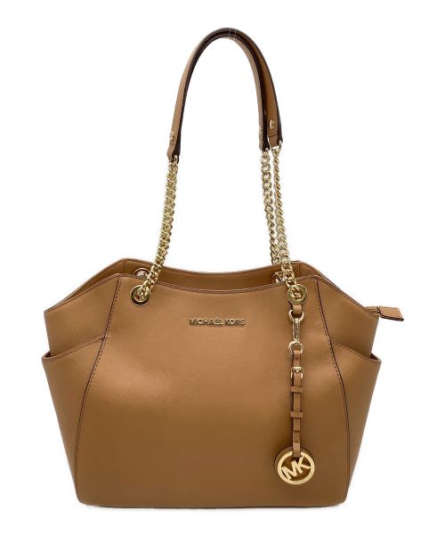 MICHAEL KORS（マイケルコース）MICHAEL KORS (マイケルコース) トートバッグ ブラウンの古着・服飾アイテム