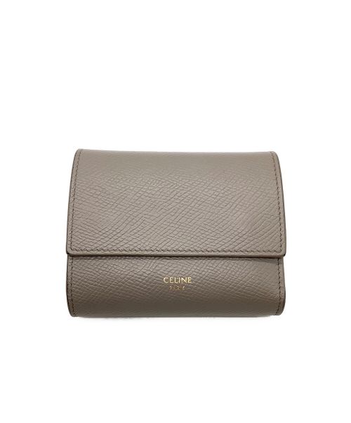 CELINE（セリーヌ）CELINE (セリーヌ) 3つ折り財布 グレーの古着・服飾アイテム