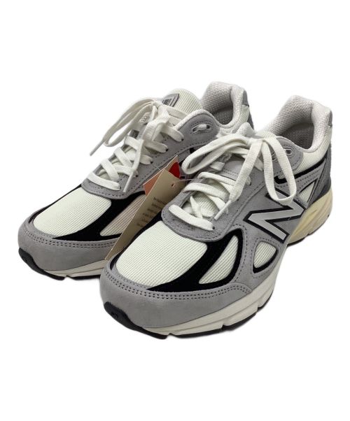 NEW BALANCE（ニューバランス）NEW BALANCE (ニューバランス) 990V4 グレー×ホワイト サイズ:27cm 未使用品の古着・服飾アイテム