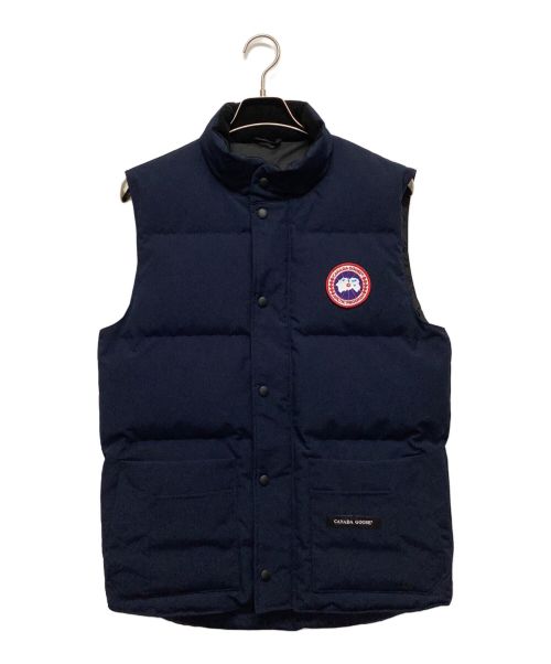 CANADA GOOSE（カナダグース）CANADA GOOSE (カナダグース) ダウンベスト ネイビー サイズ:Sの古着・服飾アイテム