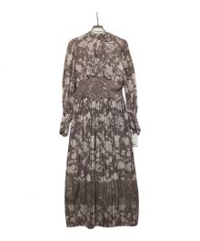 HER LIP TO（ハーリップトゥ）の古着「Le Camelia Pleated Dress」｜ピンクベージュ