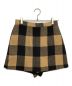 HER LIP TO（ハーリップトゥ）の古着「Etoile Block Check Skort」｜ブラウン×ブラック