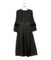 HER LIP TO (ハーリップトゥ) Lace-Trimmed Pin Dot Dress ブラック×ホワイト サイズ:S 未使用品：13000円