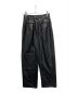 HER LIP TO (ハーリップトゥ) Vegan Leather Tapered Pants ブラック サイズ:S：5000円