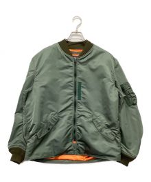 Rocky Mountain FeatherBed（ロッキーマウンテンフェザーベッド）の古着「フライトジャケット」｜グリーン