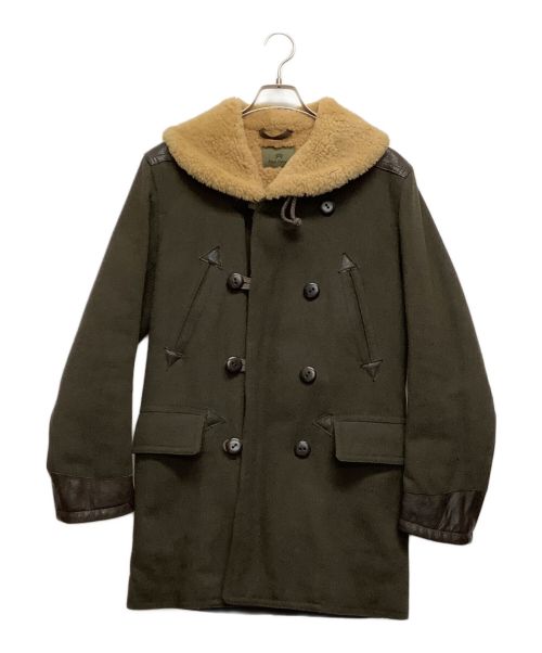 NIGEL CABOURN（ナイジェルケーボン）NIGEL CABOURN (ナイジェルケーボン) ボア付きPコート オリーブ サイズ:44の古着・服飾アイテム