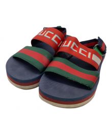 GUCCI（グッチ）の古着「ロゴデザインストラップ サンダル」｜マルチカラー