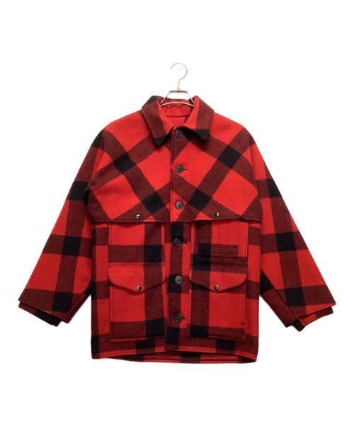 FILSON GARMENT（フィルソン ガーメント）FILSON GARMENT (フィルソン ガーメント) ダブルマッキーノクルーザージャケット レッド サイズ:38の古着・服飾アイテム