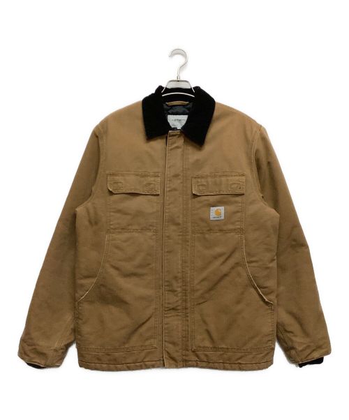 CarHartt（カーハート）CarHartt (カーハート) ダックワークジャケット ブラウン サイズ:Sの古着・服飾アイテム